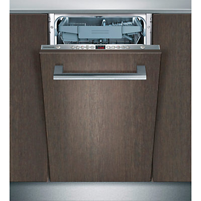 Siemens SR65T081GB Fully Integrated Slimline Dishwasher, Stainless Steel